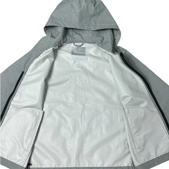 PROPERLY TIED Boys Canopy Rain Jacket in Grey Mist 7 - Picture 5 of 6